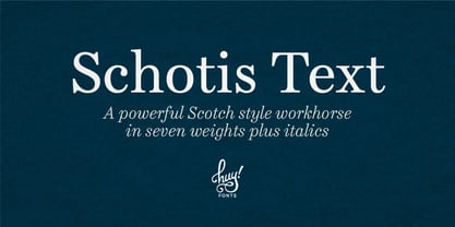 Schotis Text Font Poster 9