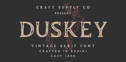 Duskey Font Poster 5