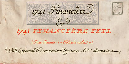 1741 Financiere Fuente Póster 1