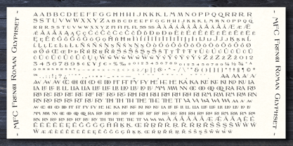 MFC French Roman Font Poster 4