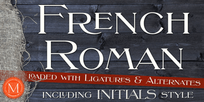 MFC French Roman Font Poster 1