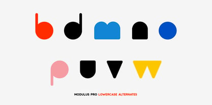 Modulus Pro Font Poster 6
