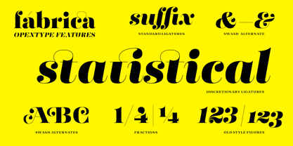 Fabrica Font Poster 5