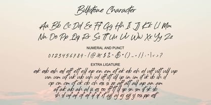 Billistone Font Poster 9