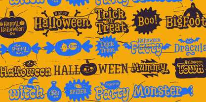 Hatter Halloween Font Poster 10