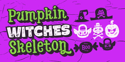Hatter Halloween Font Poster 3