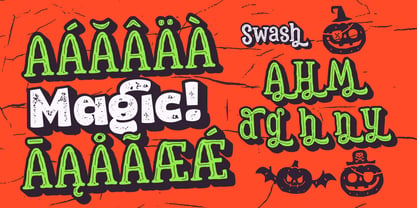 Hatter Halloween Font Poster 2