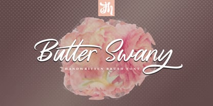 Butter Swany Font Poster 1