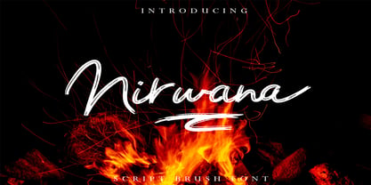 Nirwana Font Poster 1