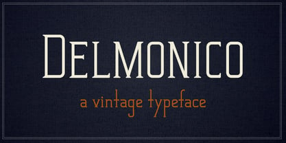 Delmonico Font Poster 1