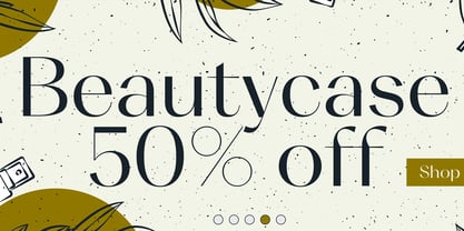 Cosmetic Font Poster 13