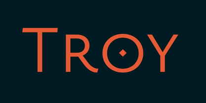 Troy Sans Font Poster 1