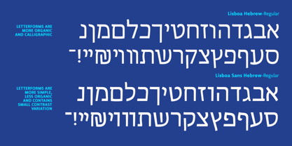 Lisboa Sans Hebrew Font Poster 5