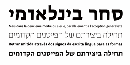 Lisboa Sans Hebrew Police Poster 2