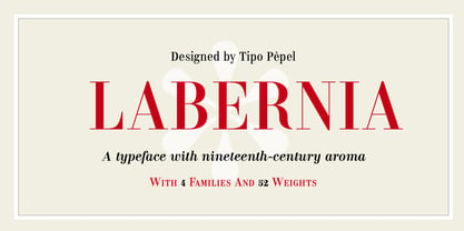 Labernia Font Poster 1