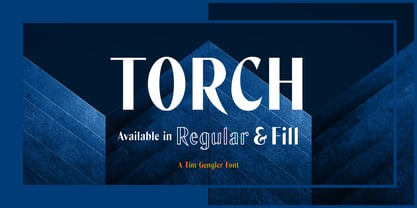 Torch Font Poster 1