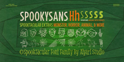 Spooktacular Fuente Póster 3