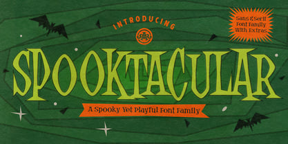 Spooktacular Fuente Póster 1