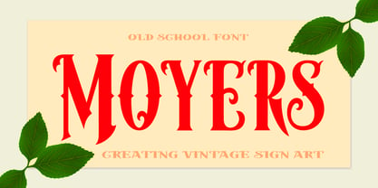 Moyers Font Poster 1