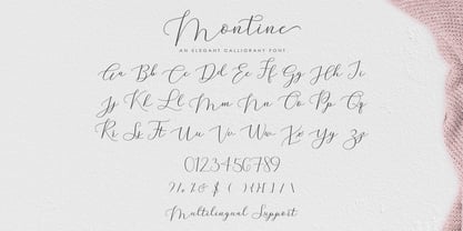 Montine Font Poster 5