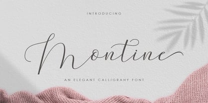 Montine Font Poster 1