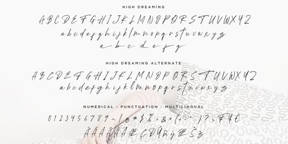 High Dreaming Font Poster 8