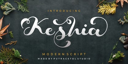 Keshia Font Poster 1