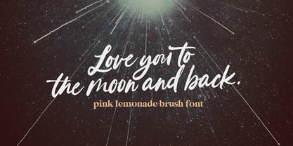 Pink Lemonade Font Poster 2