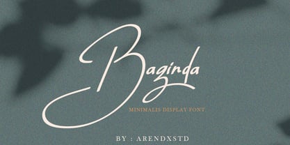 Baginda Font Poster 1