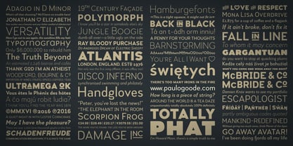 Woodford Bourne PRO Font Poster 3