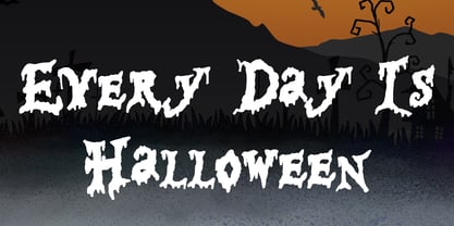 Happy Halloween Font Poster 2
