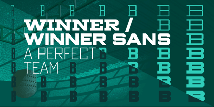 Winner Sans Police Poster 3