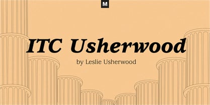 ITC Usherwood Font Poster 1