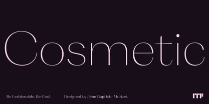Cosmetic Font Poster 4