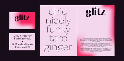 Cosmetic Font Poster 7