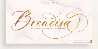 Brendisa Font Poster 1