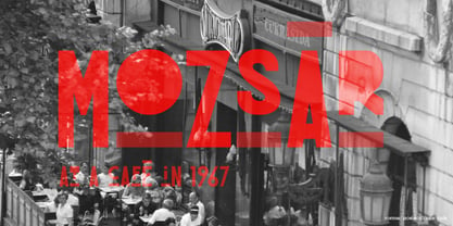 Mozsar Font Poster 3