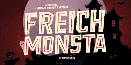 Freich Monsta Font Poster 1