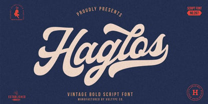Haglos Font Poster 1