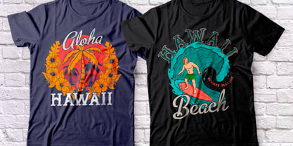 Hawaii Beach Font Poster 7