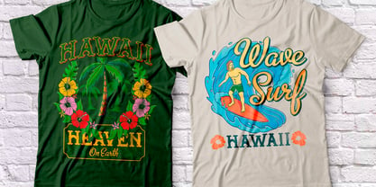 Hawaii Beach Font Poster 6