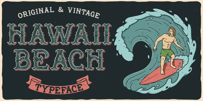 Hawaii Beach Font Poster 3