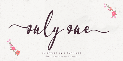 Only One Font Poster 1
