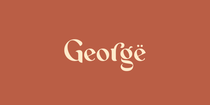 George Font Poster 1
