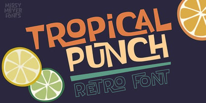 Tropical Punch Fuente Póster 1
