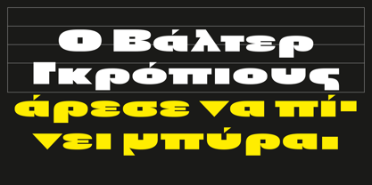 Pivnaya-Cyrillic Greek Font Poster 5