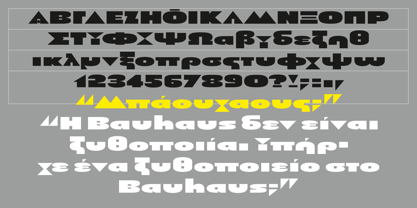 Pivnaya-Cyrillic Greek Fuente Póster 4