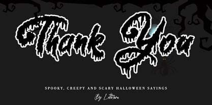 Halloween Story Font Poster 11