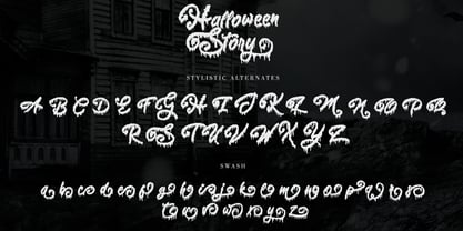 Halloween Story Font Poster 5
