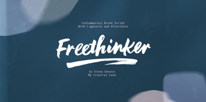 Freethinker Font Poster 1